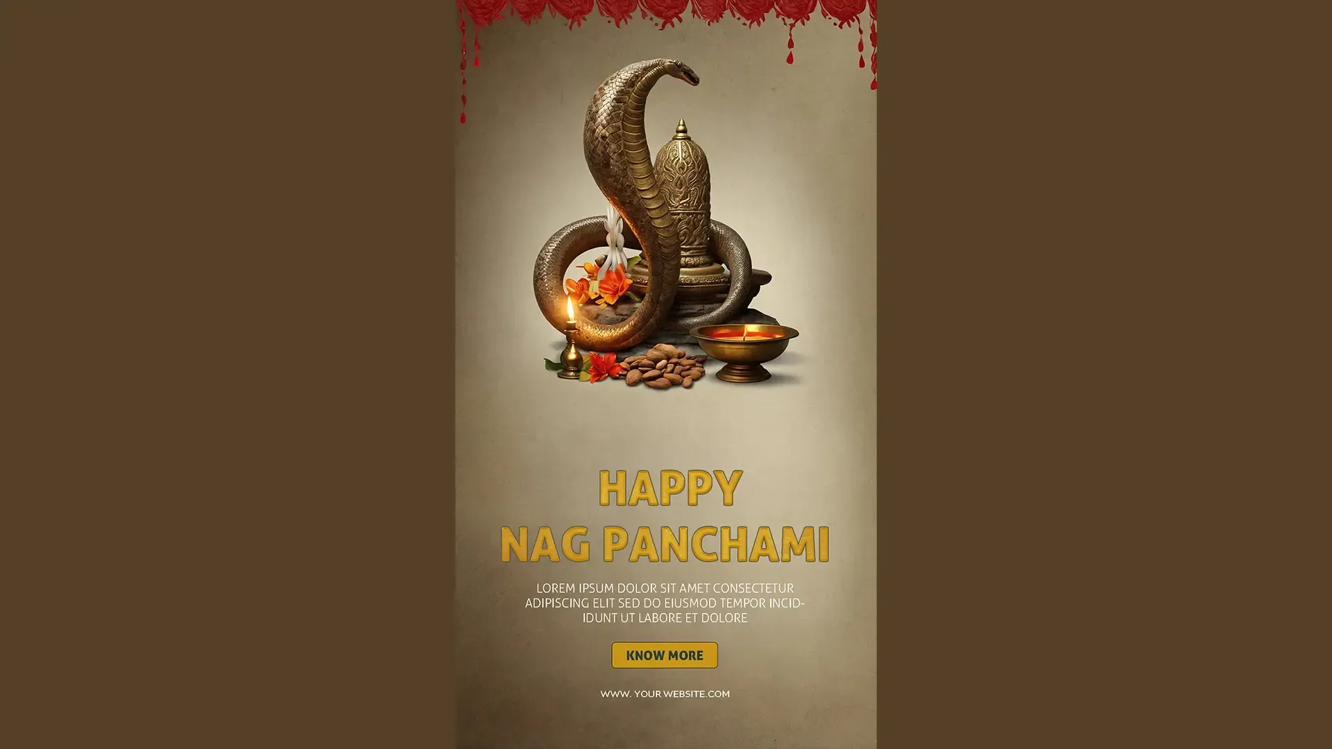 Happy Nag Panchami Wishes Instagram Story image